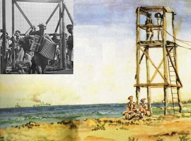 מחנות קפריסין בציור מאת שמואל כץ